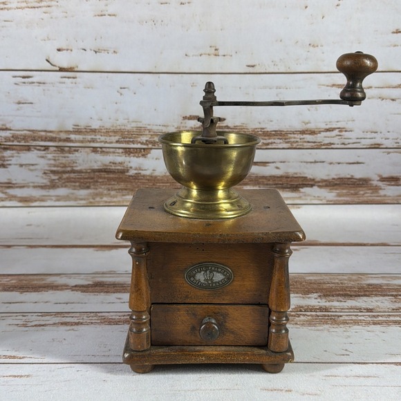 Other - Antique Vintage Mutzig Framont French Wooden Coffee Grinder Rare – Used